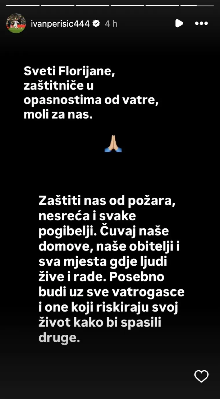 Ivan Perišić je stalno objavljivao na društvenim mrežama