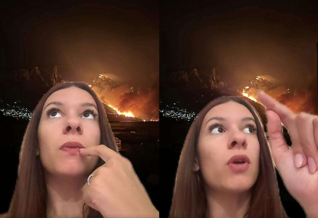 VIDEO | Influencerica opisala bijeg iz Omiša: "Uzela sam sina i pobjegla, gorjelo je odmah kraj kuće"