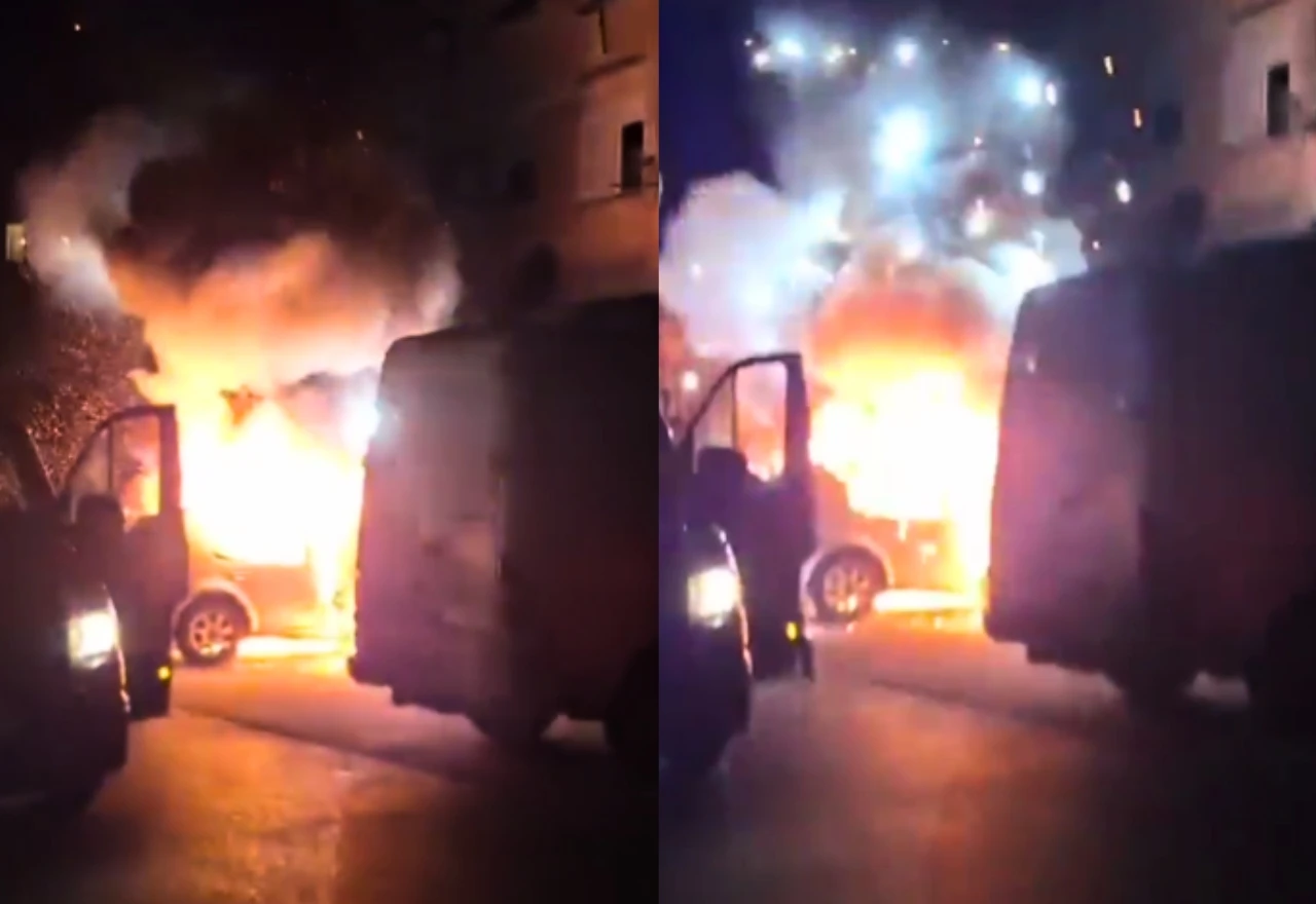 VIDEO | Automobil se zapalio u Čapljini, tijekom požara čule se i eksplozije