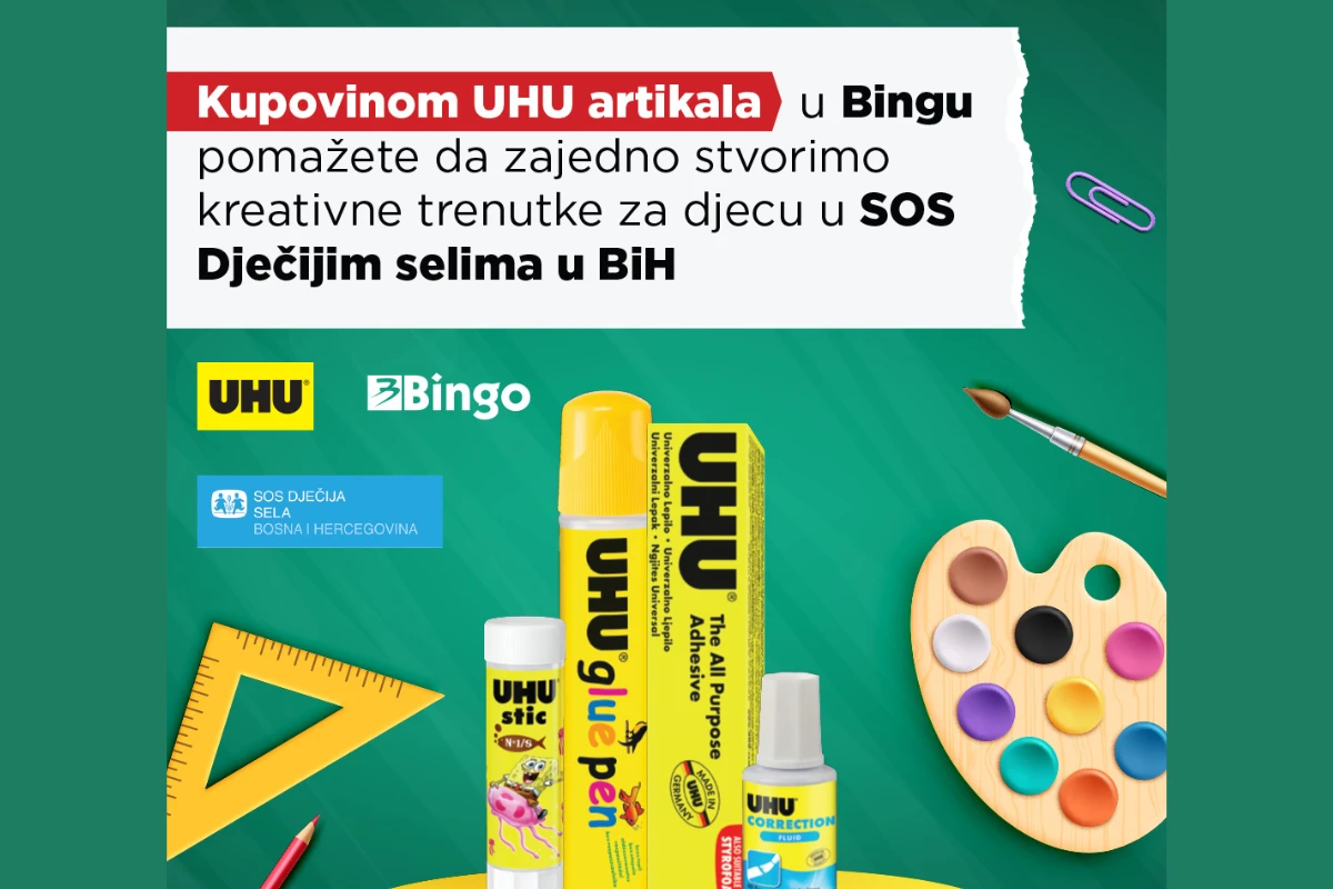 Kreativnost počinje malim koracima: UHU, Orbico i Bingo uz SOS Dječija sela u BiH