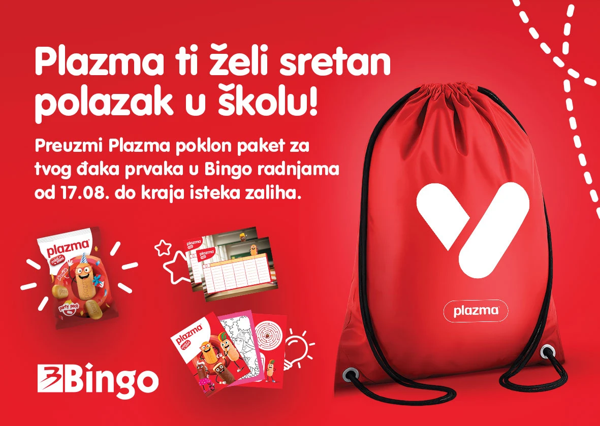 Druga godina akcije ''Plazma podržava đake prvake“: 30.000 novih osmijeha na početku školske godine