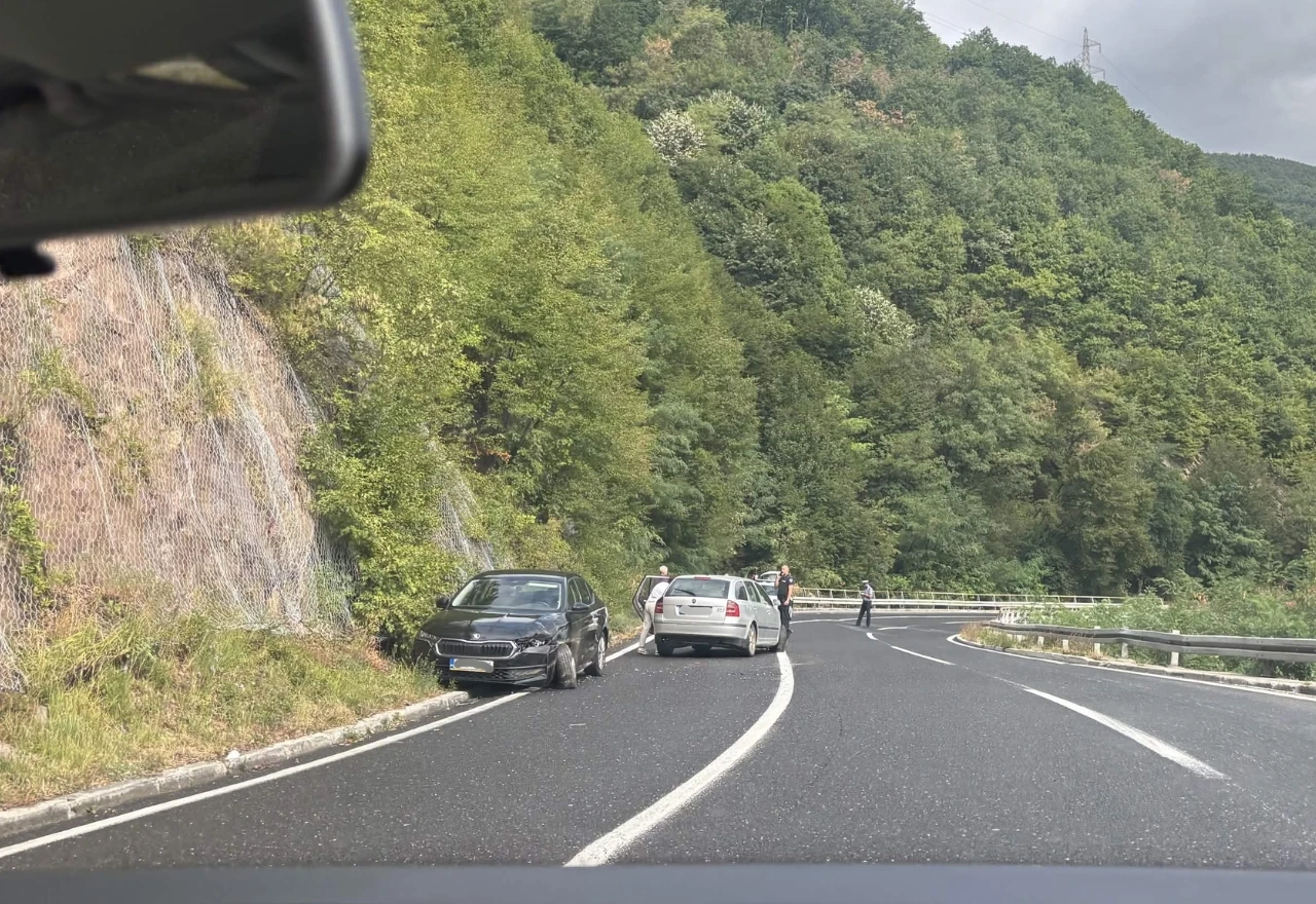 Sudar dvije Škode na Bradini