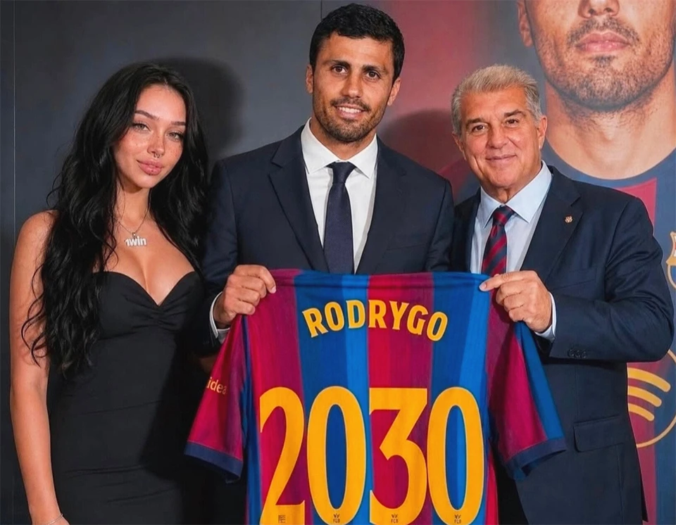 Rodri predstavljen u Barceloni