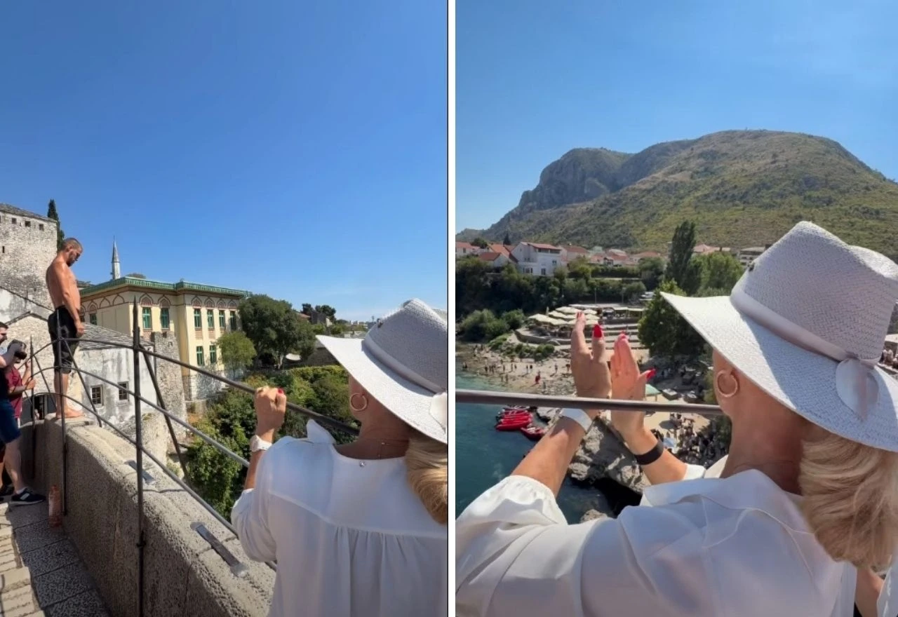 Lepa Brena objavila video sa Starog mosta: "Ovaj put nisam skočila"