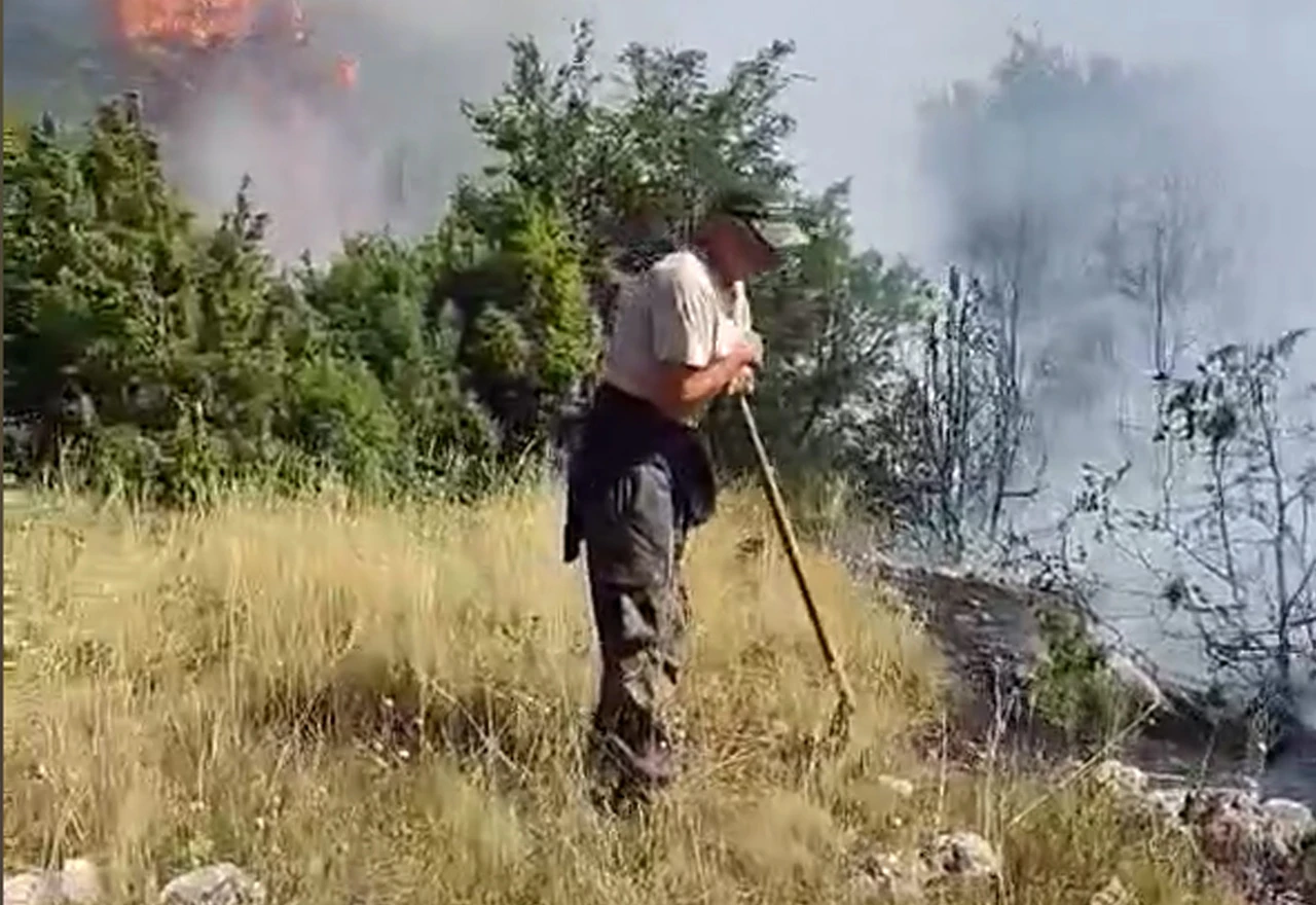 Požar na Jahorini zahvatio minsko sumnjivo područje