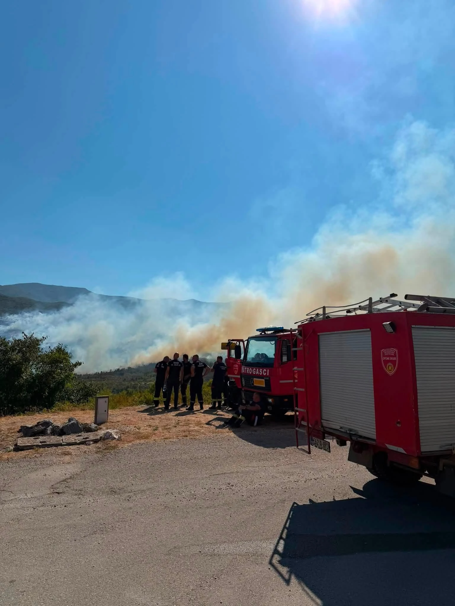Lokaliziran veliki požar kod Gruda, izgorjelo oko 60 hektara