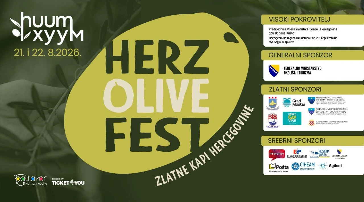Mostar ovog vikenda u znaku maslinovog ulja: Stiže prvi HerzOliveFest
