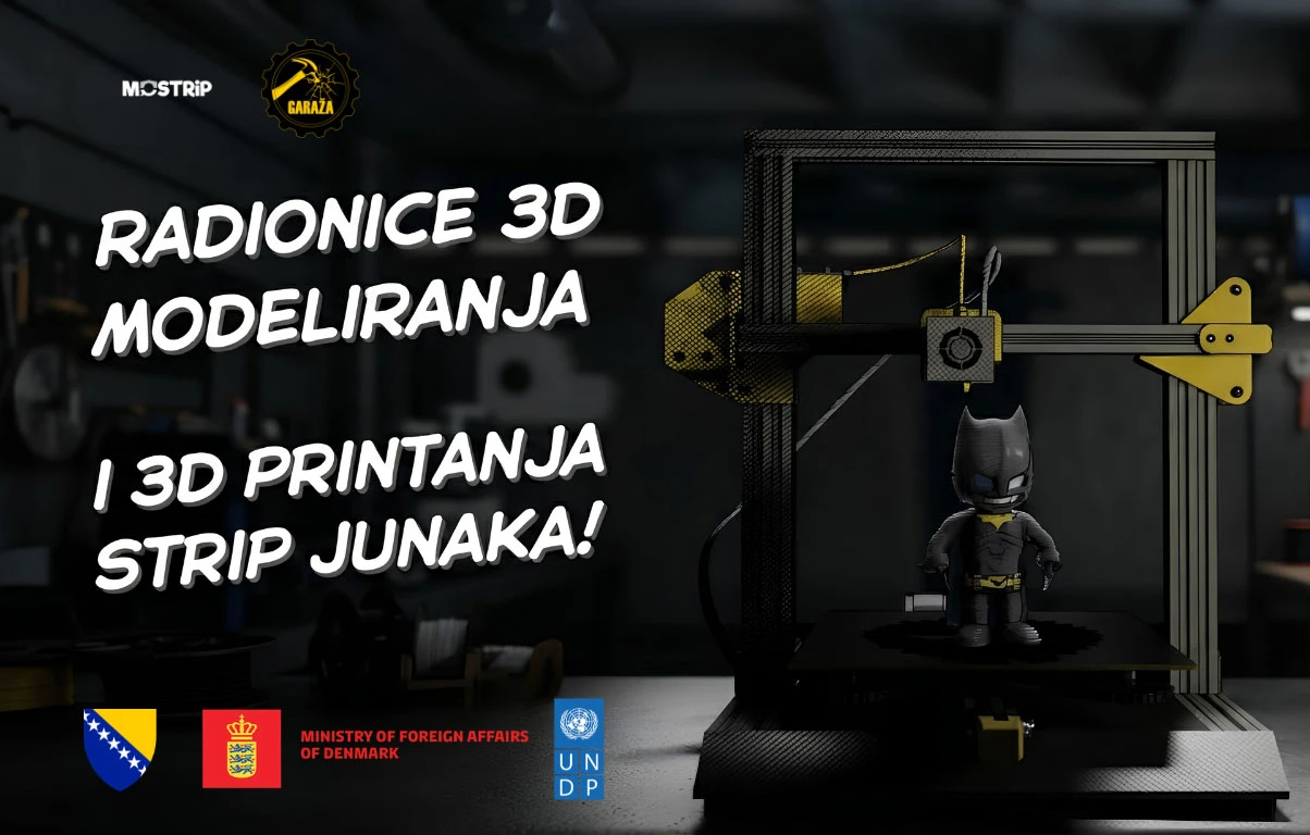 Besplatna radionica kakva se ne viđa često: Osmisli superheroja i isprintaj ga u 3D-u