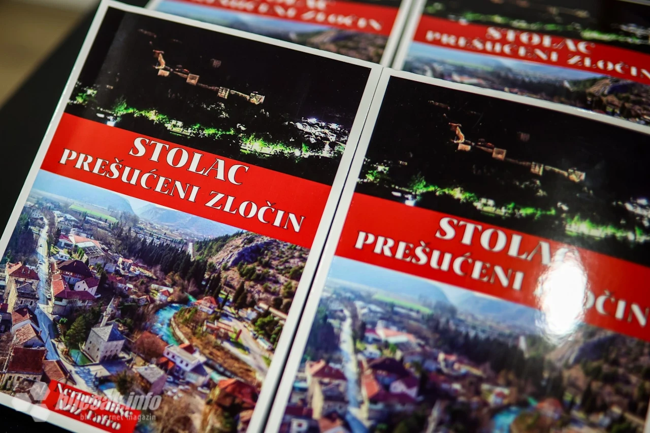 U Centru za kulturu u Mostaru održano je predstavljanje knjige “Stolac – prešućeni zločin“