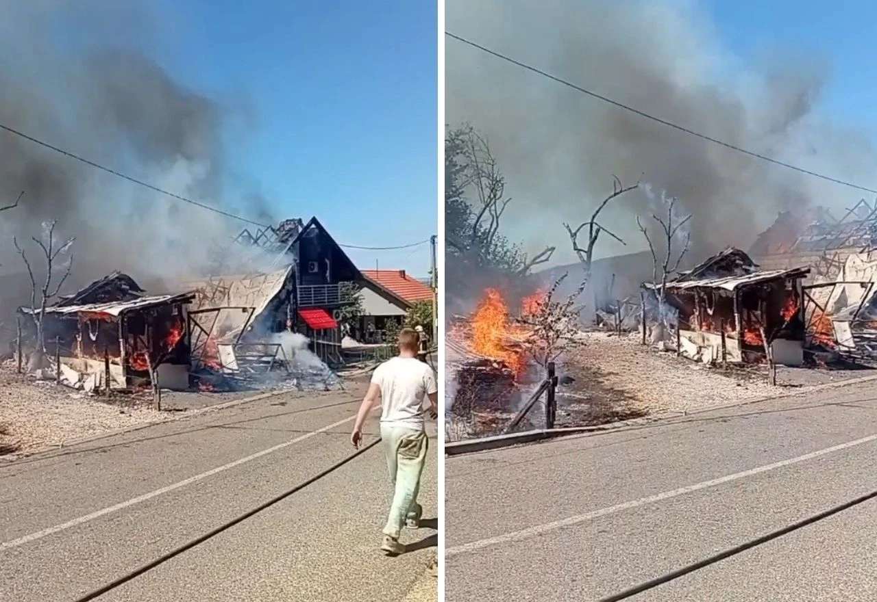 Živinice: Požar zahvatio obiteljsku kuću i prostorije privatne tvrtke