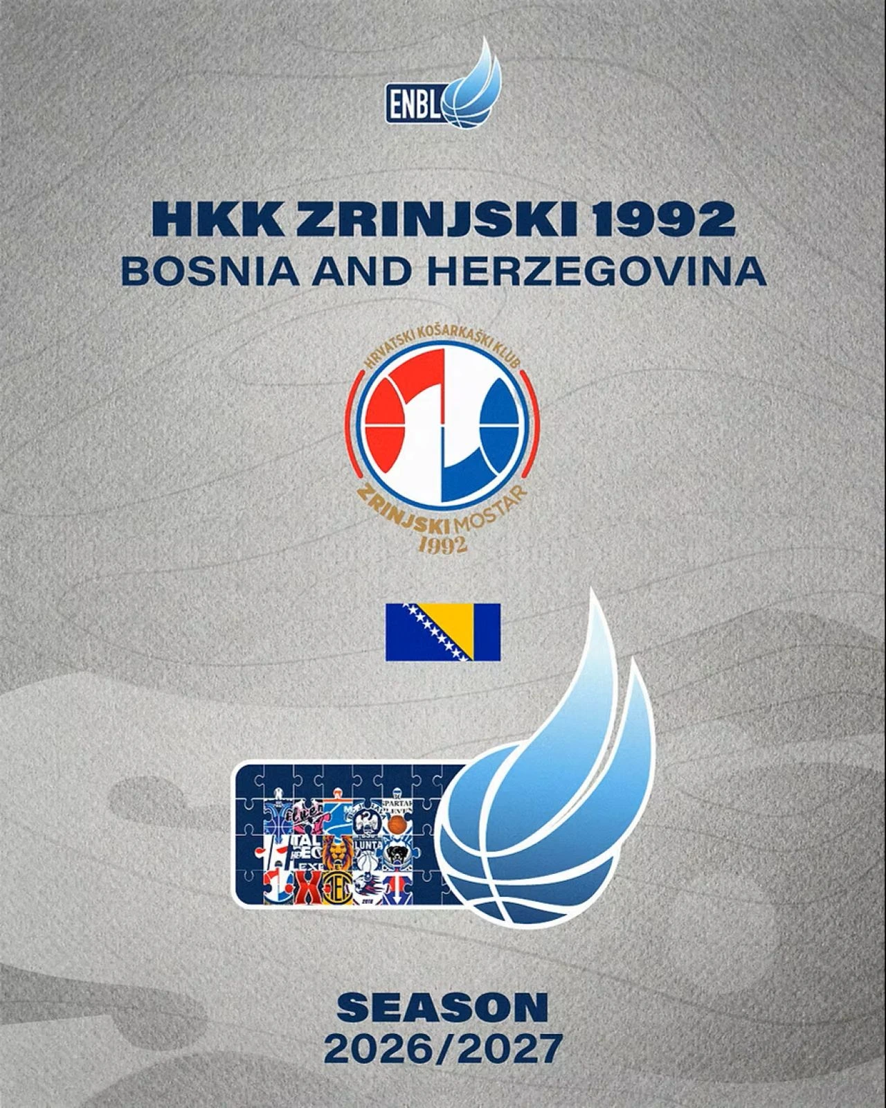 Zrinjski privi klub iz BiH u ENBL ligi, Mitteldeutscher BC i Anwil Włocławek najzvučnija imena