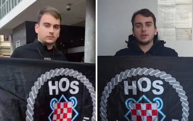 24-godišnjak kažnjen s 3.150 eura zbog zastave HOS-a, pjesme i širenja lažnih vijesti