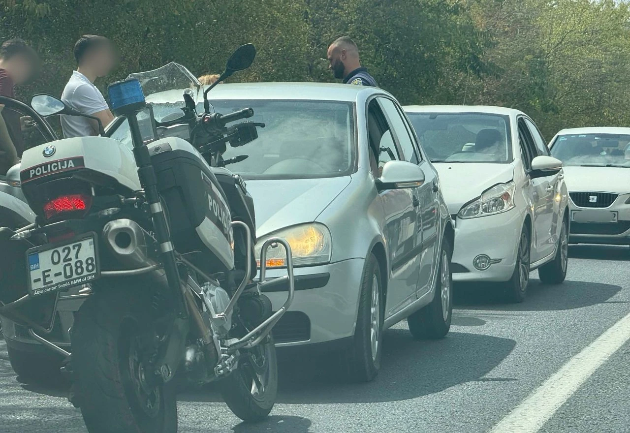 Sudar u Vrapčićima izazvao velike gužve i kolone