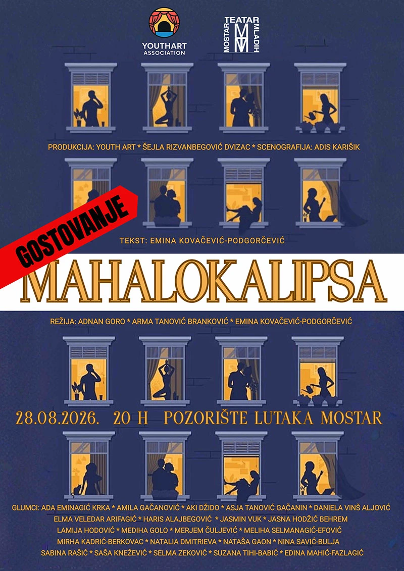 ''Mahalokalipsa'' otvara festival: Mostar ulazi u nekoliko dana kazališne umjetnosti