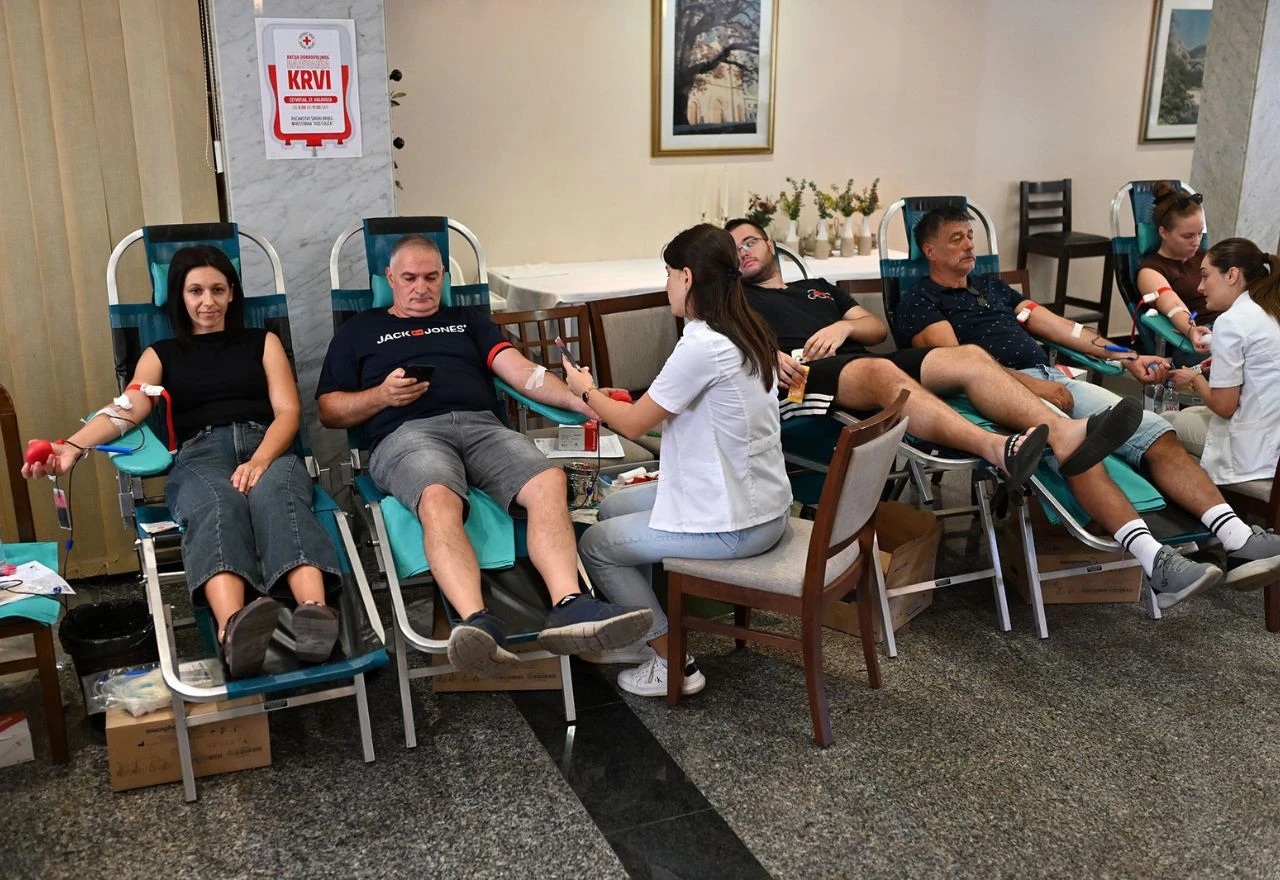 FOTO | Velik odaziv u Širokom Brijegu: Prikupljena 71 doza krvi