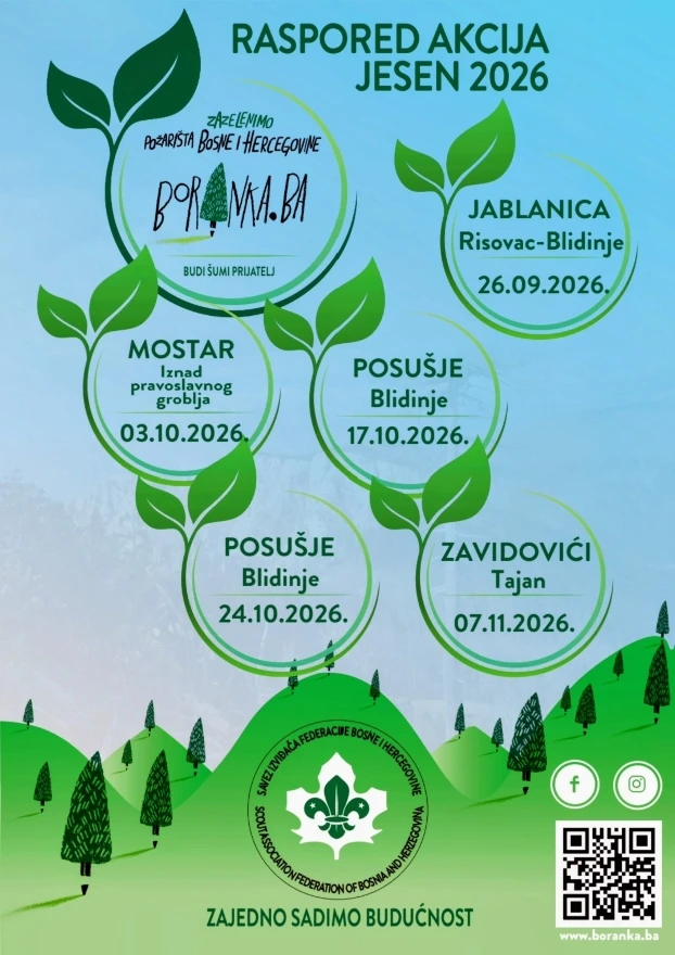 Mostar, Jablanica, Posušje i Zavidovići dobivaju nove akcije pošumljavanja