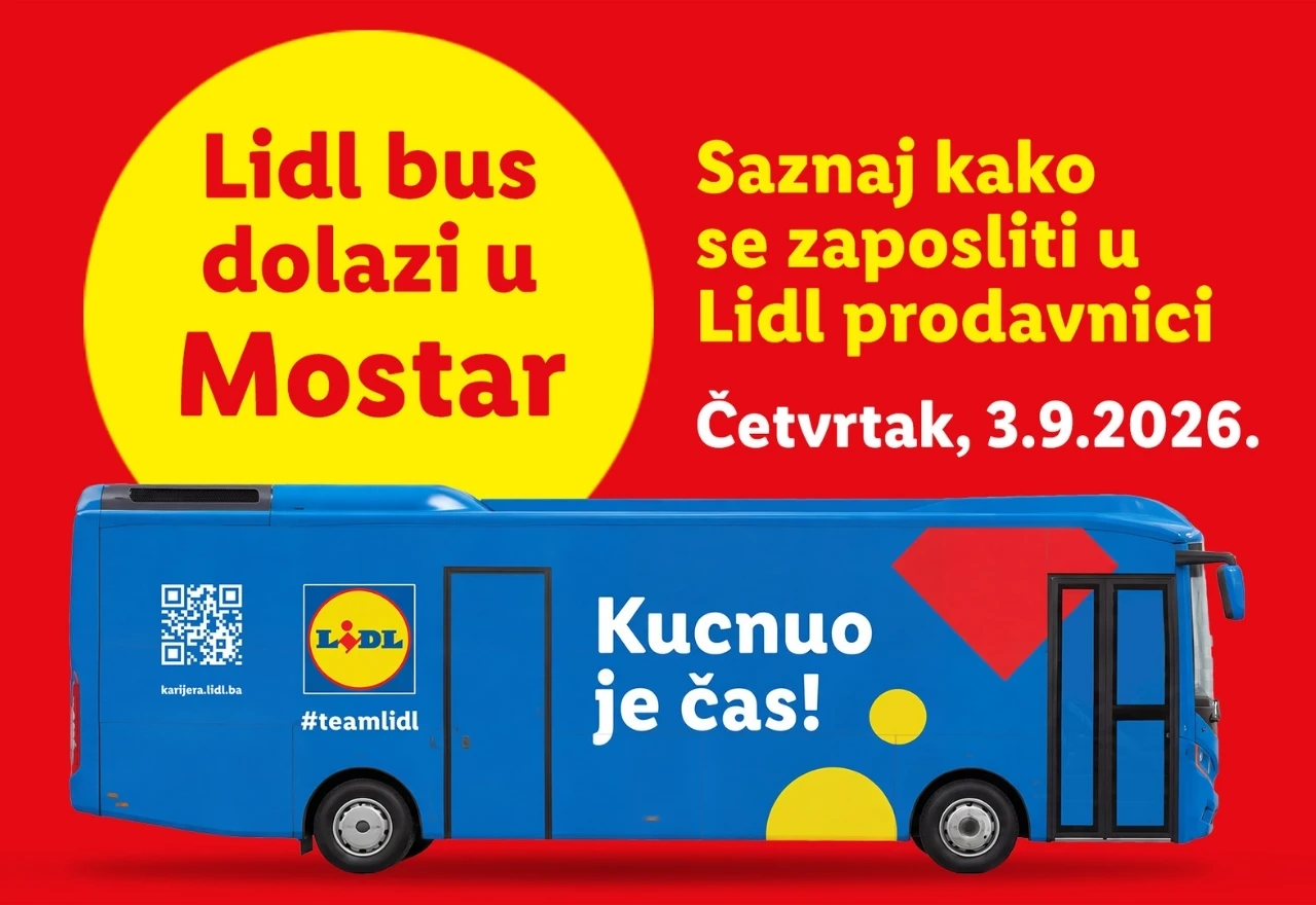 Lidl bus stiže u Mostar