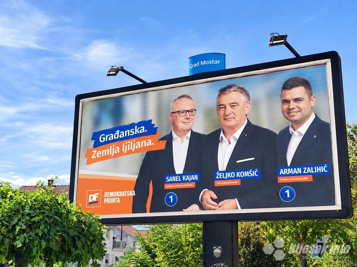 Predizborni plakati idućih 30 dana bit će svakodnevica Mostaraca i Mostarki