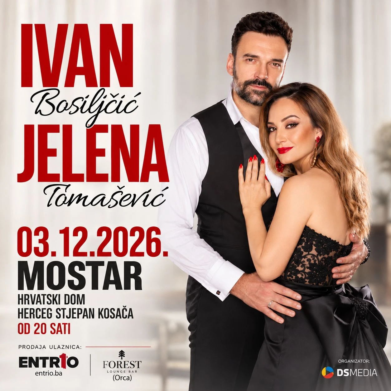 Jelena Tomašević i Ivan Bosiljčić zajedno u Mostaru