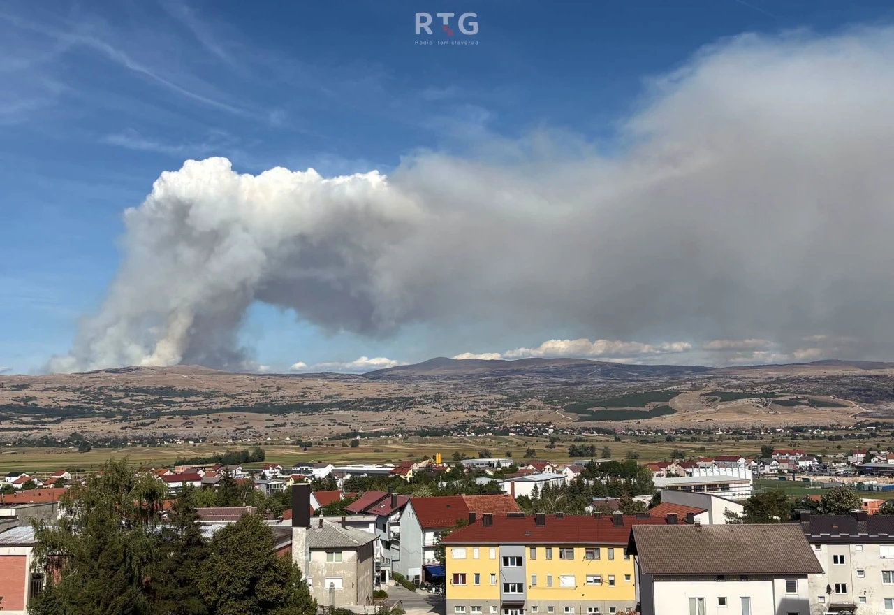 Novi požar na Ljubuši, zatražena pomoć Air Tractora