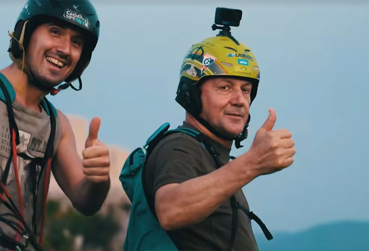 VIDEO | Paraglajderom u izbornu utrku: Lučić poručio ''Ustani iz sjene!''