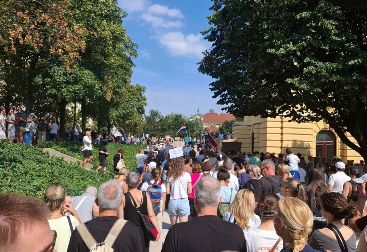 Veliki prosvjed u Zagrebu