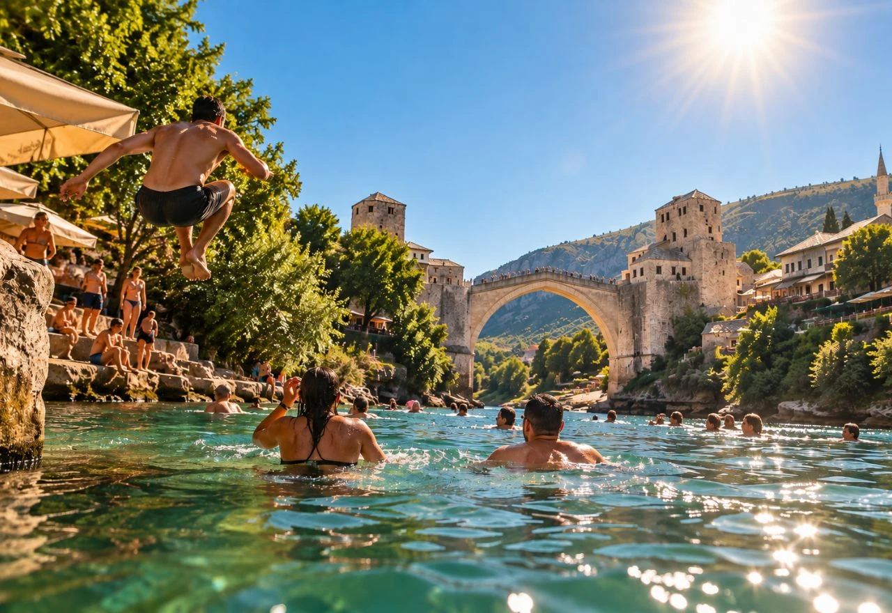 Ljeto se ne predaje: Mostar očekuje još nekoliko vrlo toplih dana