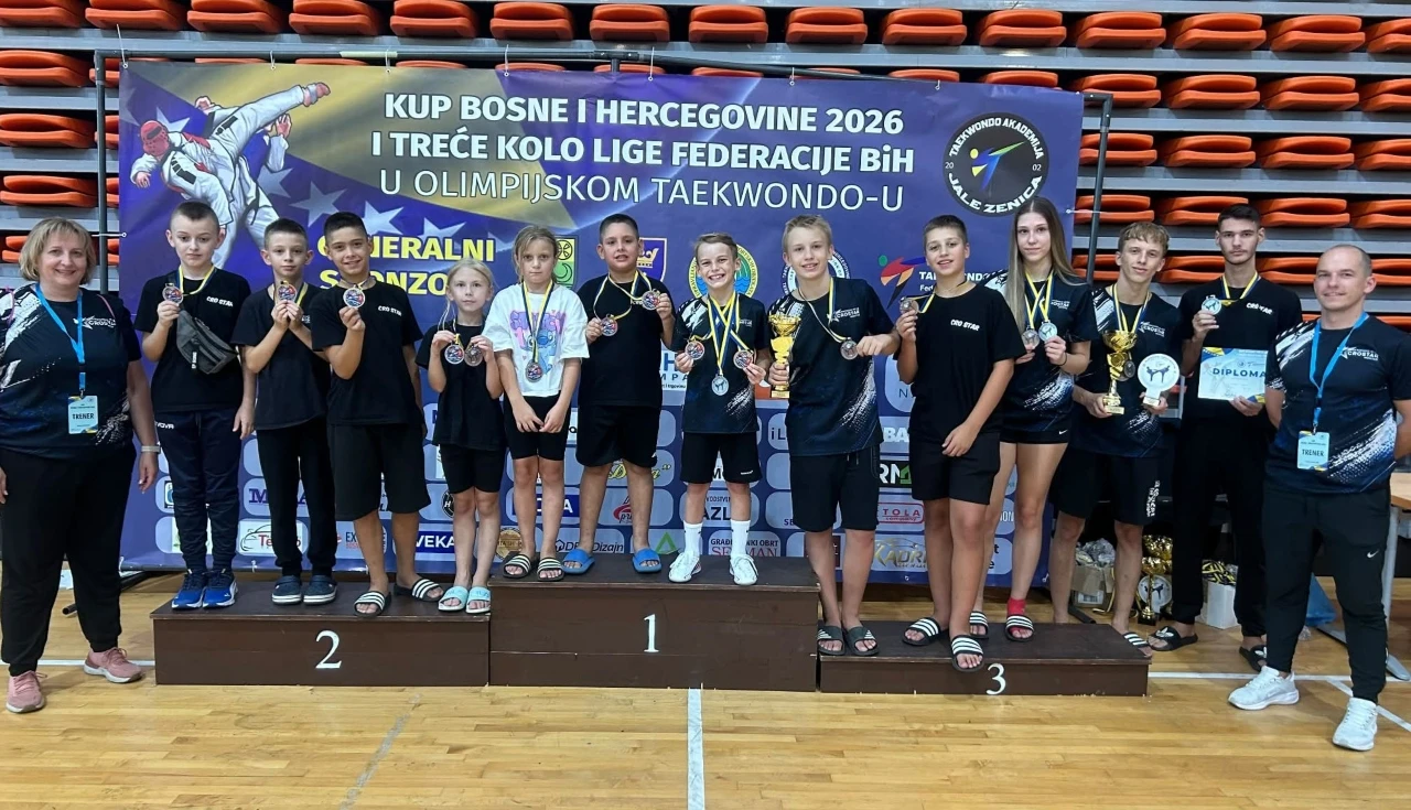 Cro Star rođendan proslavio s 21 medaljom i šest pehara na Kupu BiH