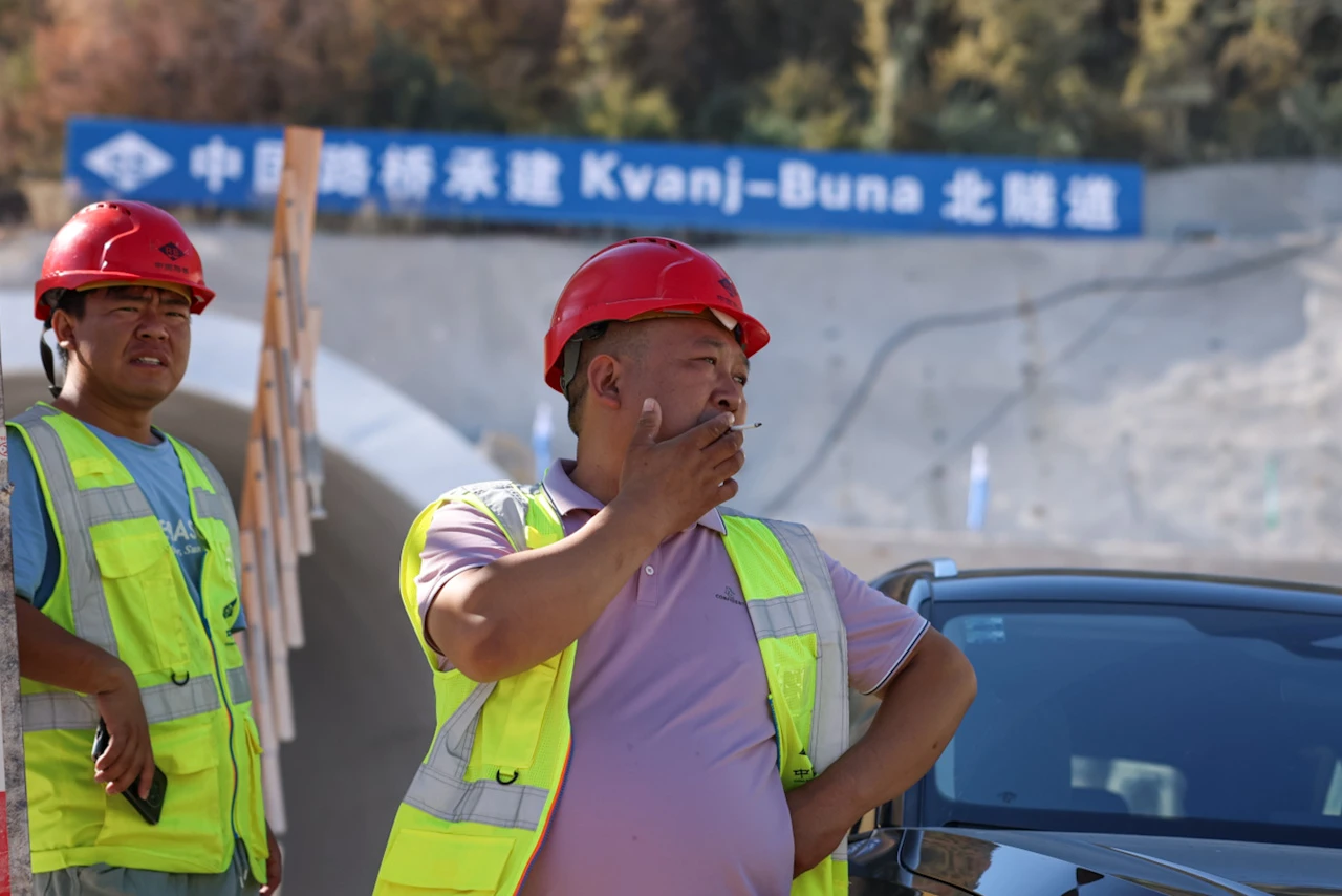 Probijen tunel Kvanj