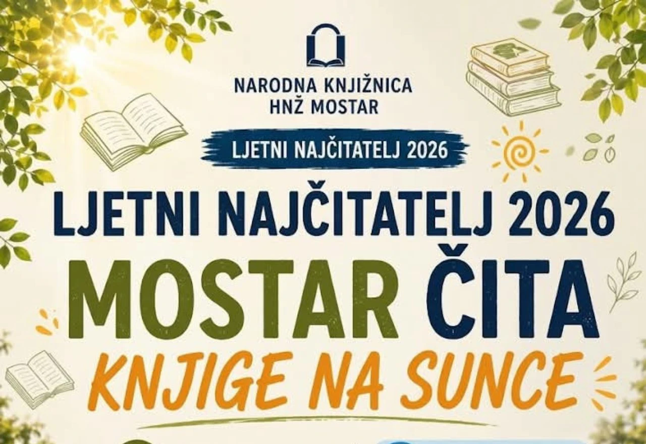 Mostar dobio ljetne najčitatelje: Brat i sestra zajedno pročitali čak 56 knjiga