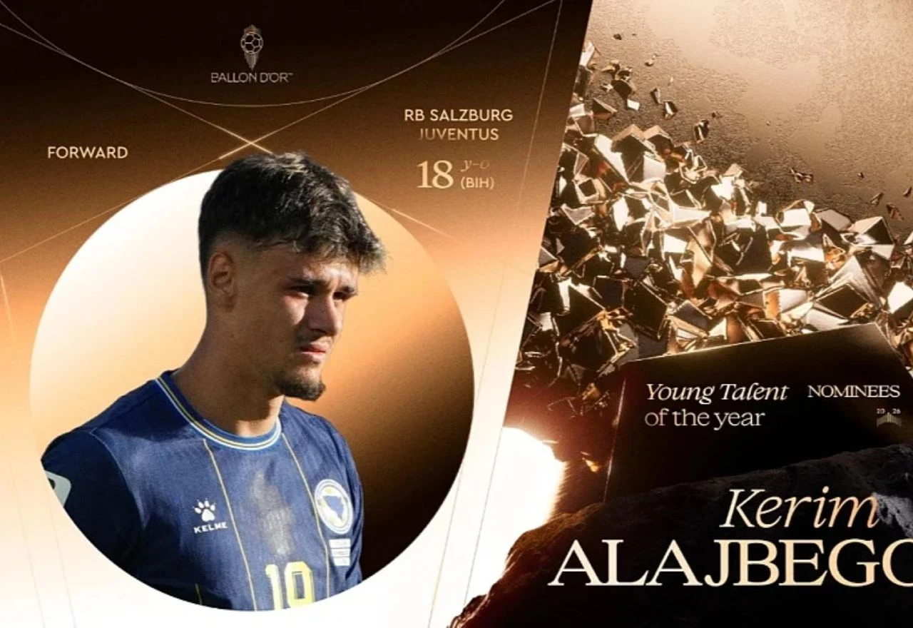 Kerim Alajbegović u izboru za Zlatnu loptu za najboljeg mladog igrača svijeta