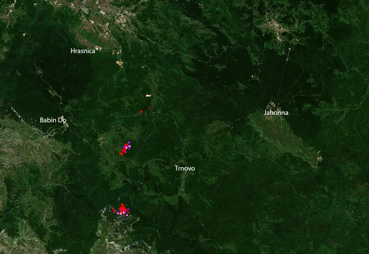 Oko Trnova i dalje gori, vatrogasci na izmaku snaga: "Ne znamo više ni kako se zovemo"