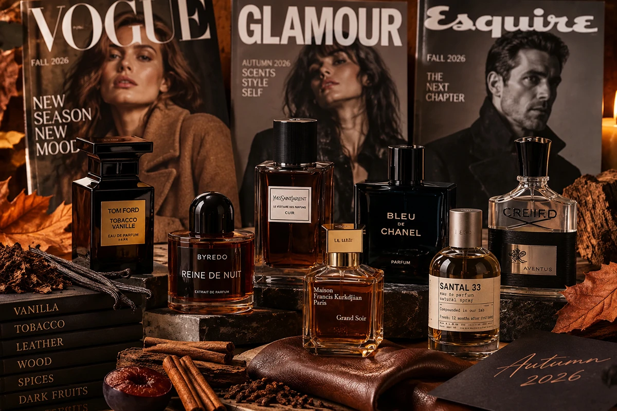 Koji parfemi obilježavaju jesen 2026.? Vogue, Glamour i Esquire izdvojili svoje favorite