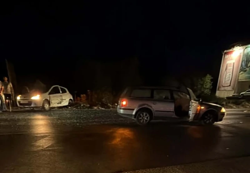 Sudar dva automobila na Tromeđi