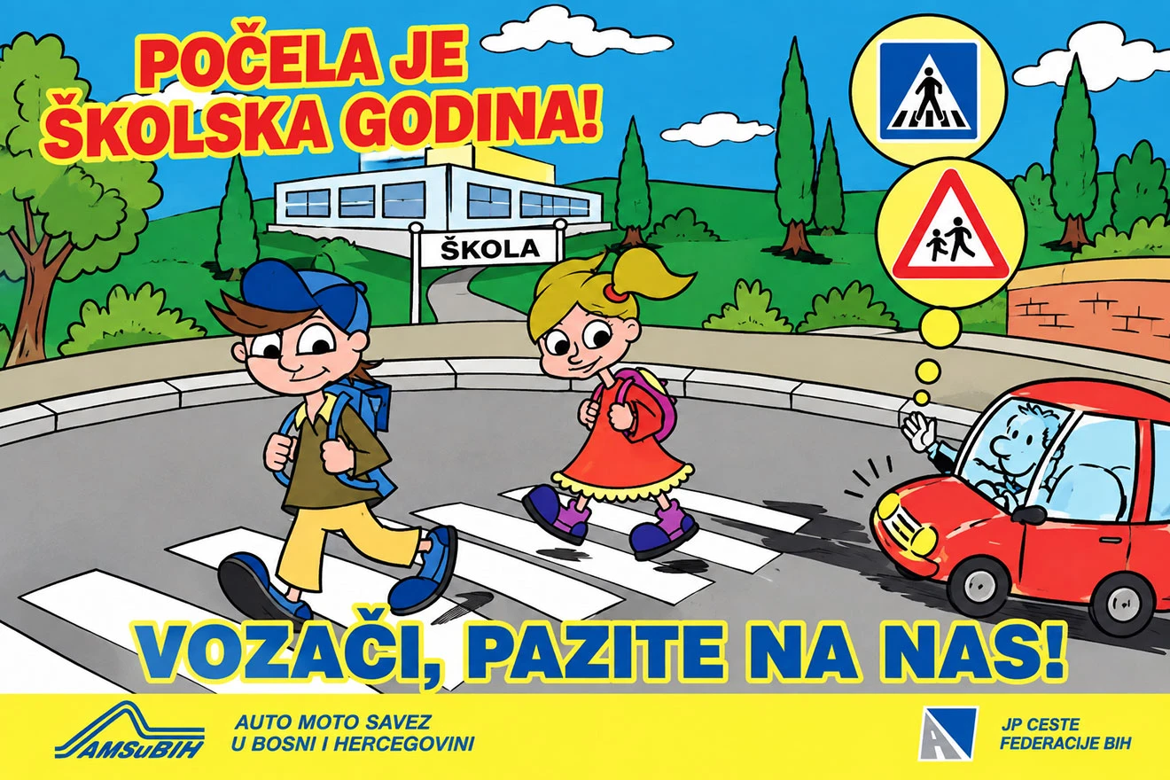 Počela školska godina: U Livnu kreće akcija za zaštitu djece u prometu