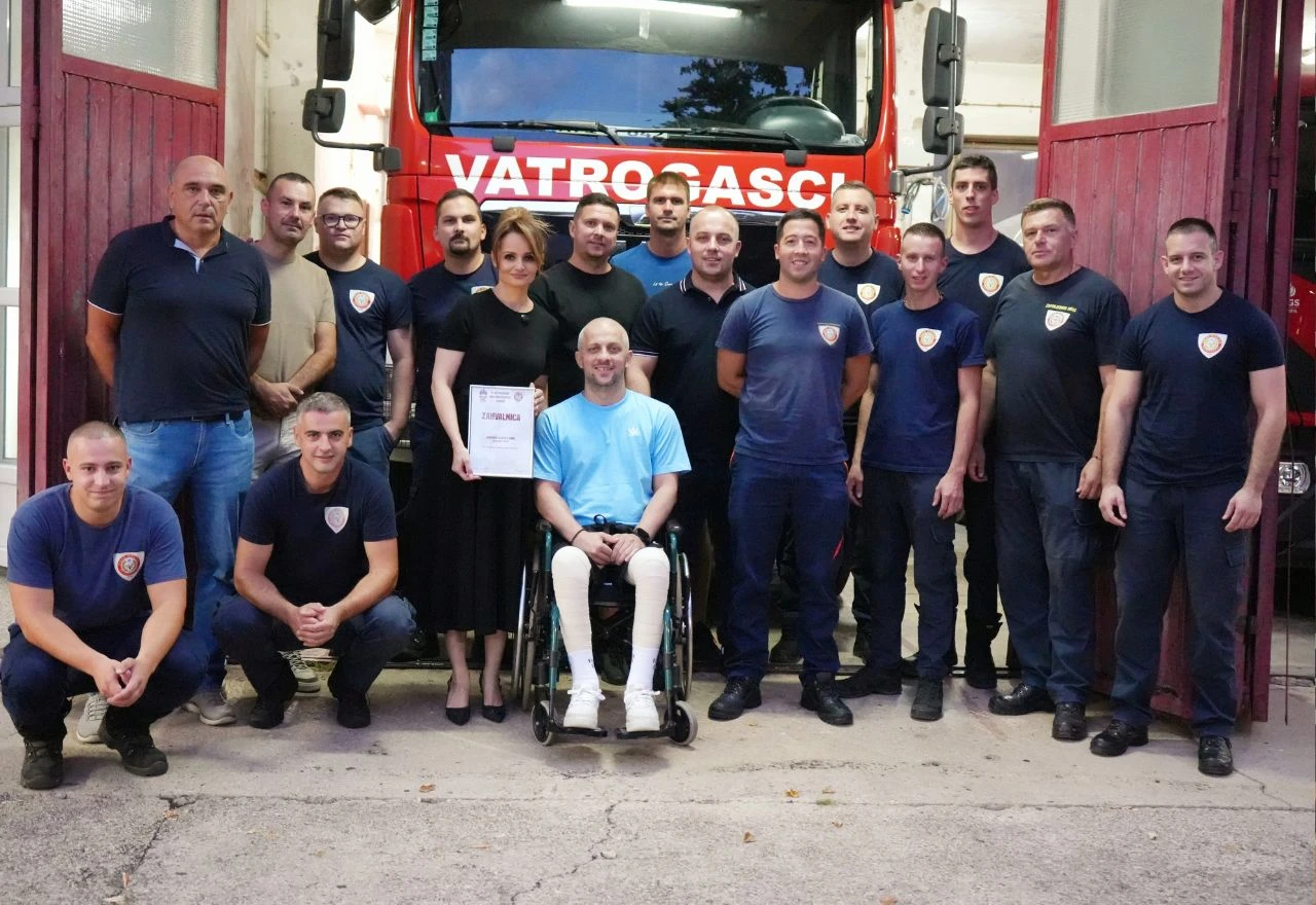 Mostarski vatrogasci prikupili 8.000 KM za Kuću nade