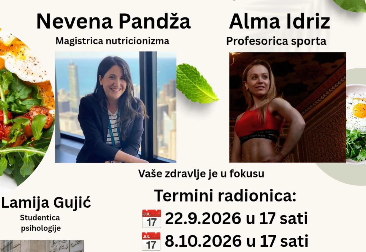 Kako pravilno jesti i trenirati? Nevena Pandža i Alma Idriz vode radionicu u Mostaru
