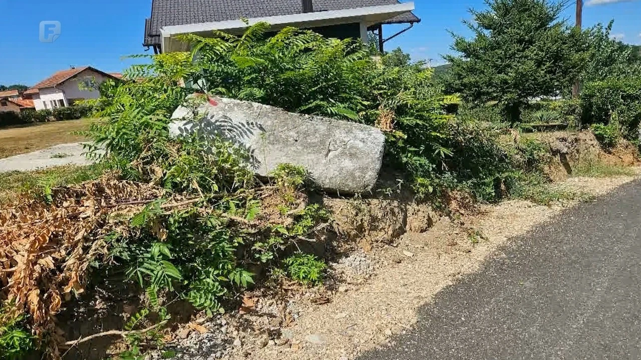 Tijekom izgradnje lokalnog puta oštećena nekropola stećaka
