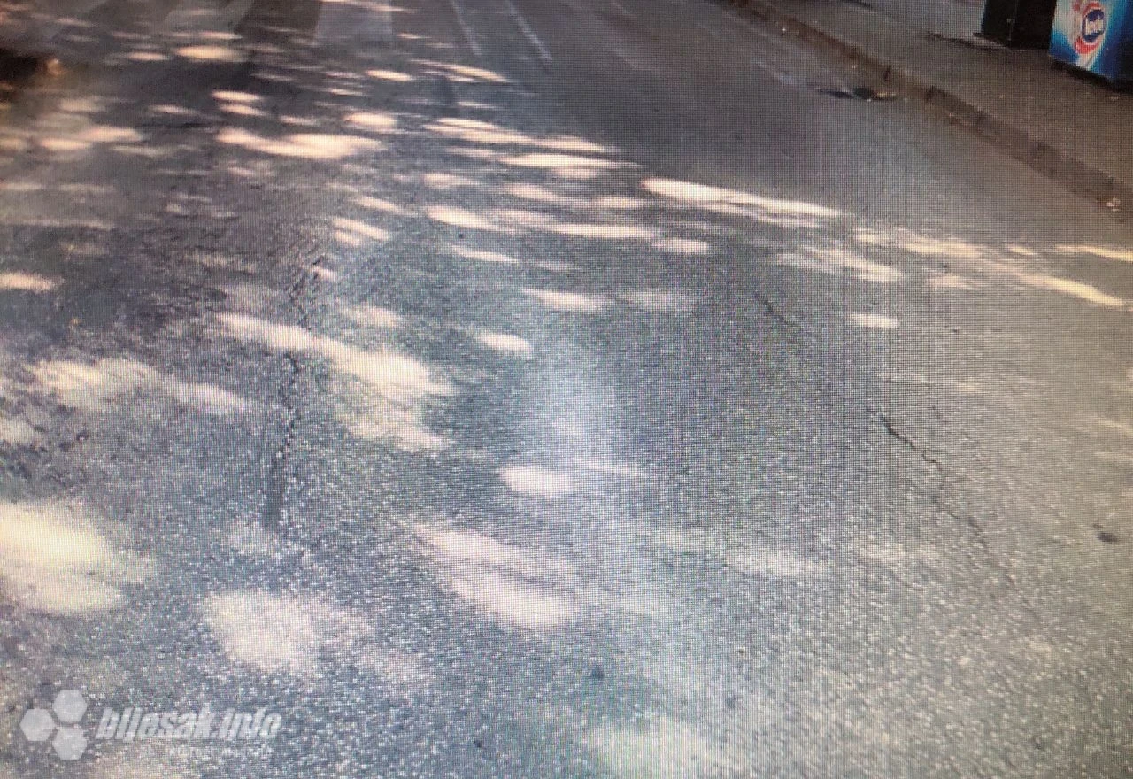 Ulegnuo asfalt u Radićevoj u Mostaru