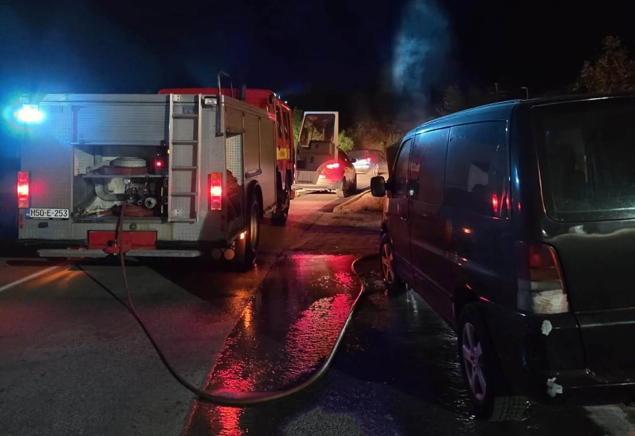 Gorio kombi kod Širokog Brijega, veliki požar i u Drinovcima