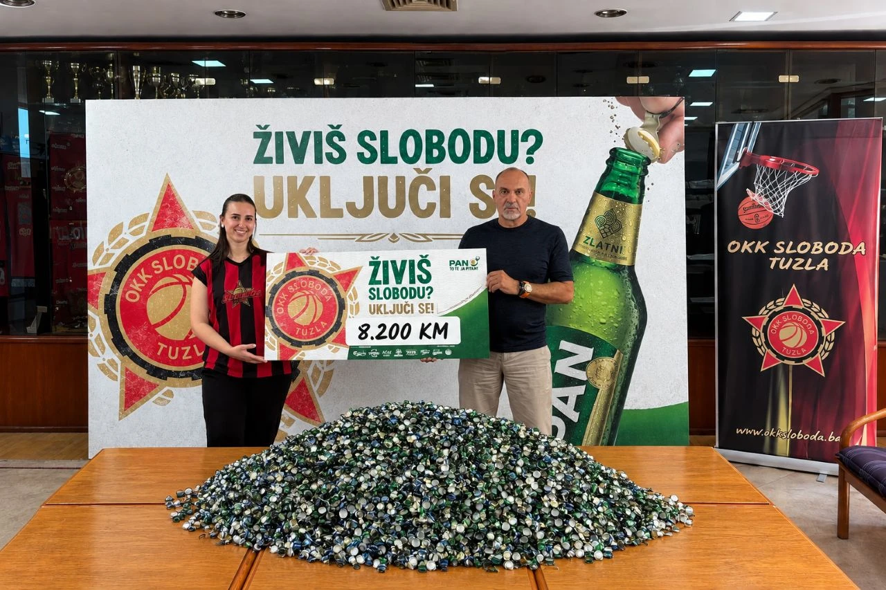 Za OKK Sloboda prikupljeno 82.000 čepova: Carlsberg BH osigurao 8.200 KM podrške