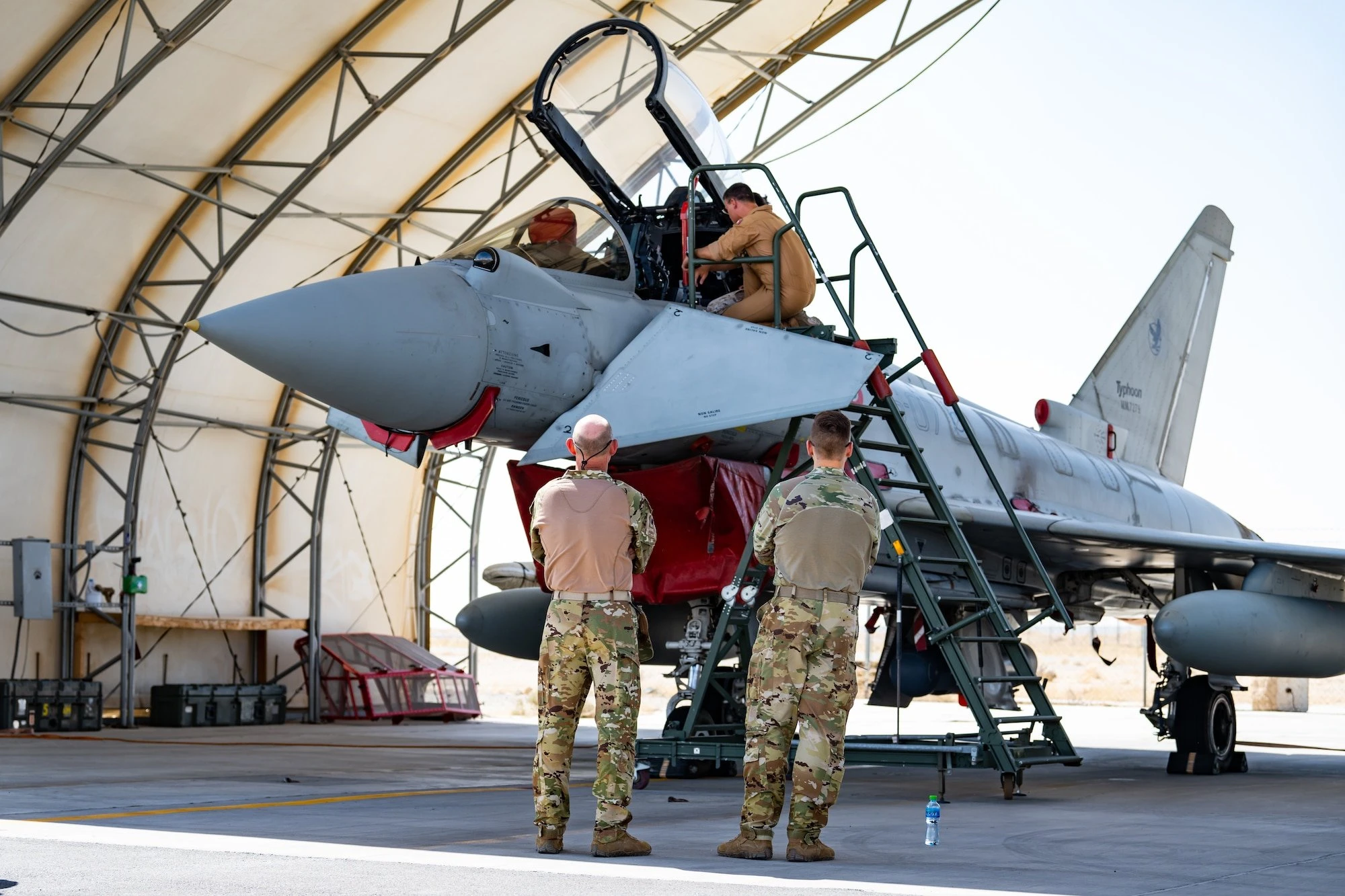 Pobjegli od iranskih napada u Kuvajtu pa ponovno pogođeni: Huti oštetili talijanski Eurofighter