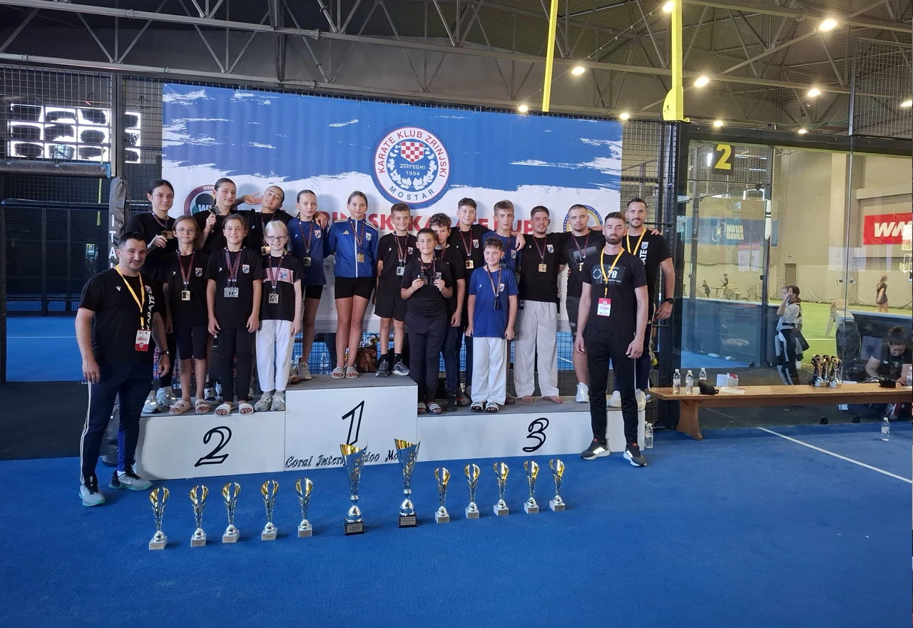 Karate klub Široki Brijeg najuspješniji klub na Zrinjski karate kupu