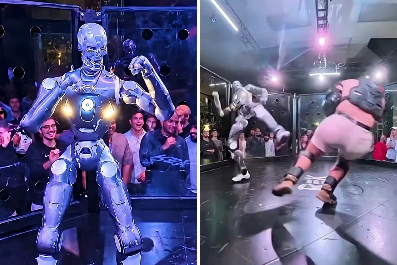 VIDEO | Robot i influencer odmjerili snage u ringu