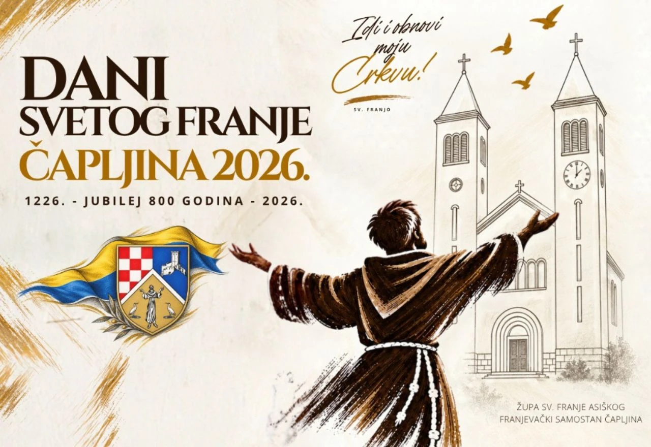 Čapljina obilježava 800 godina od smrti svetog Franje