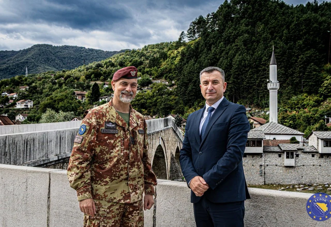 Zapovjednik EUFOR-a sastao se s gradonačelnikom Konjica