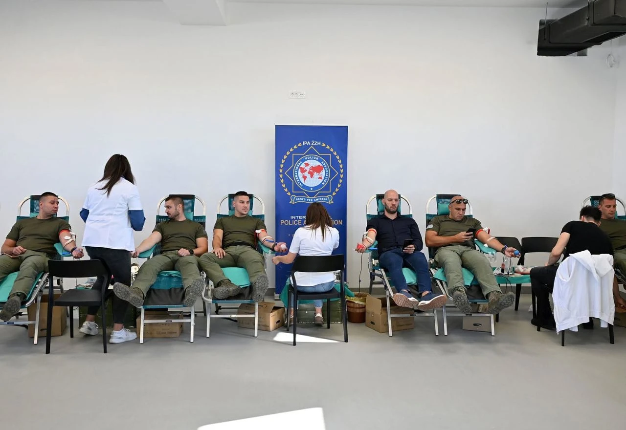 FOTO | Djelatnici MUP-a ŽZH darovali krv: Prikupljeno 36 doza u Ljubuškom