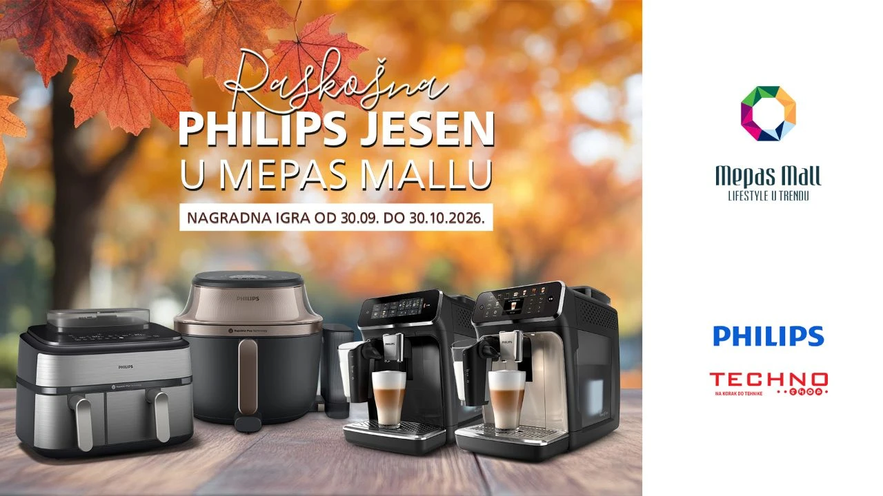 Raskošna Philips jesen u Mepas Mallu: kupujte, sudjelujte i osvojite vrijedne nagrade