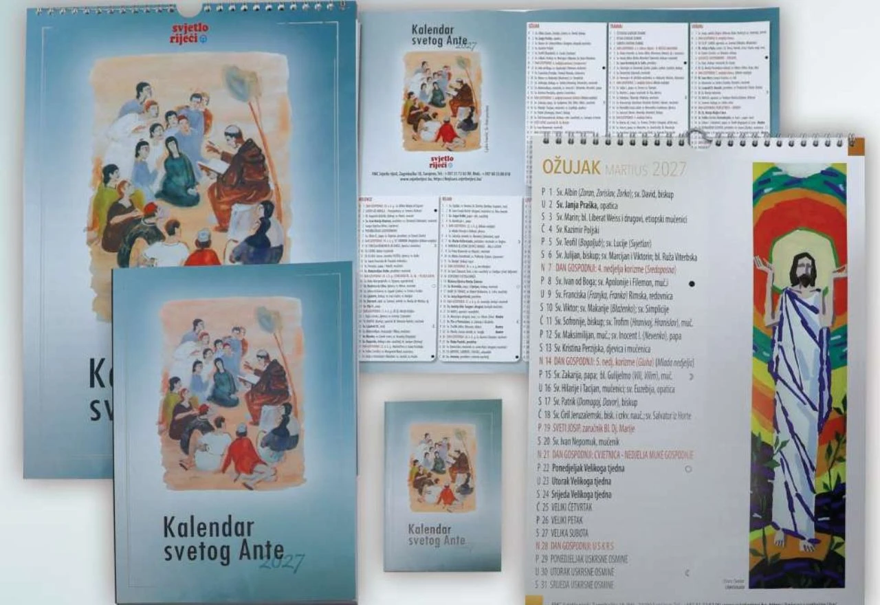Kalendar sv. Ante za 2027. donosi priče o vjeri, obitelji i Bosni Srebrenoj