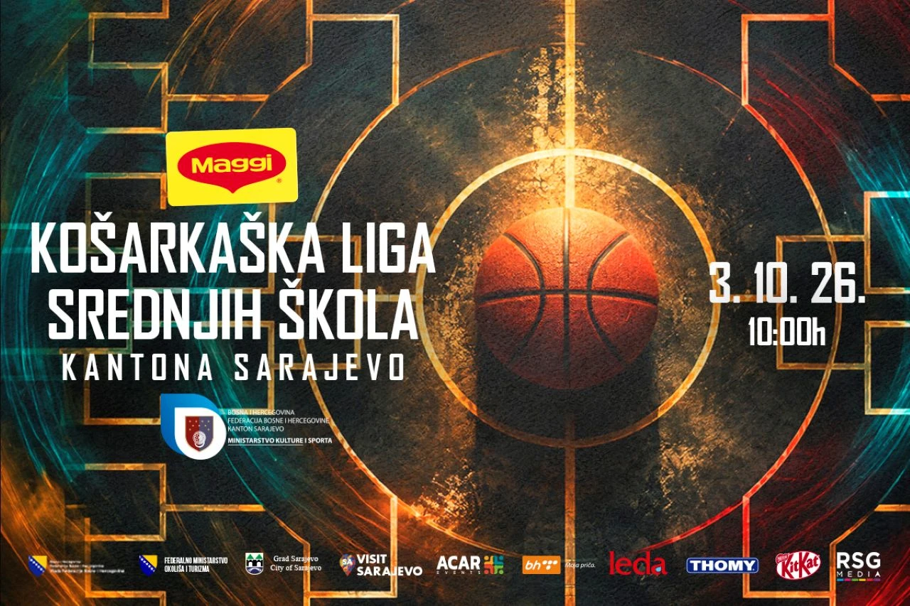 Počinje drugo izdanje Košarkaške lige srednjih škola Županije Sarajevo